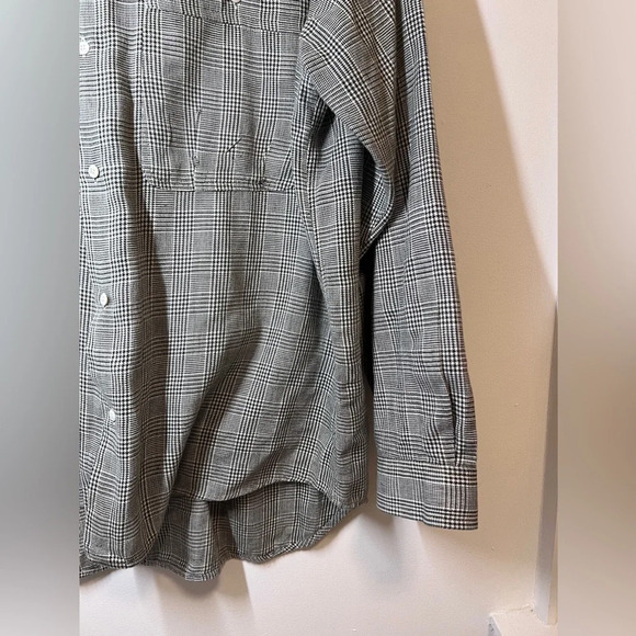 Cacharel Vintage Houndstooth Button Down M - Picture 6 of 8